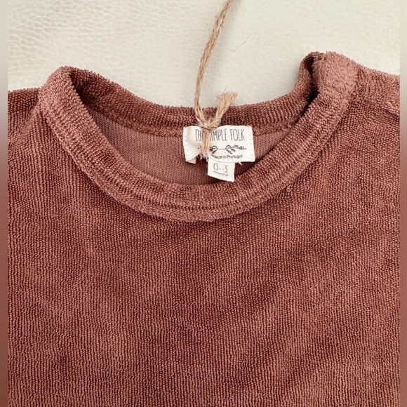 The Simple Folk Terry Tee 0-3months - Picture 6 of 14